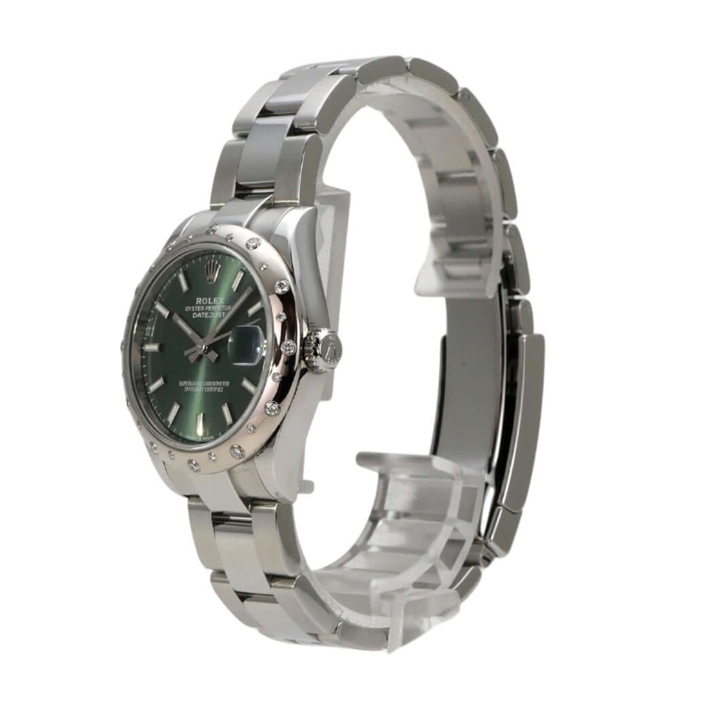 Rolex Datejust 31 278344RBR (2023) - Groen wijzerplaat 31mm Staal (3/8)