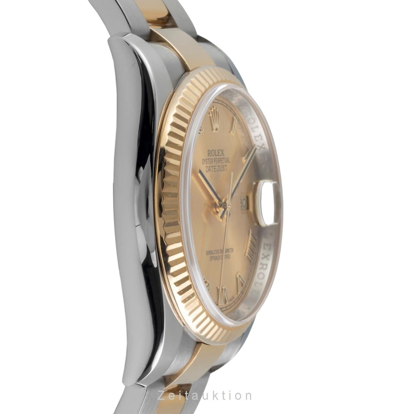 Rolex Datejust 36 116233 (Unknown (random serial)) - Gold dial 36 mm Gold/Steel case (6/8)