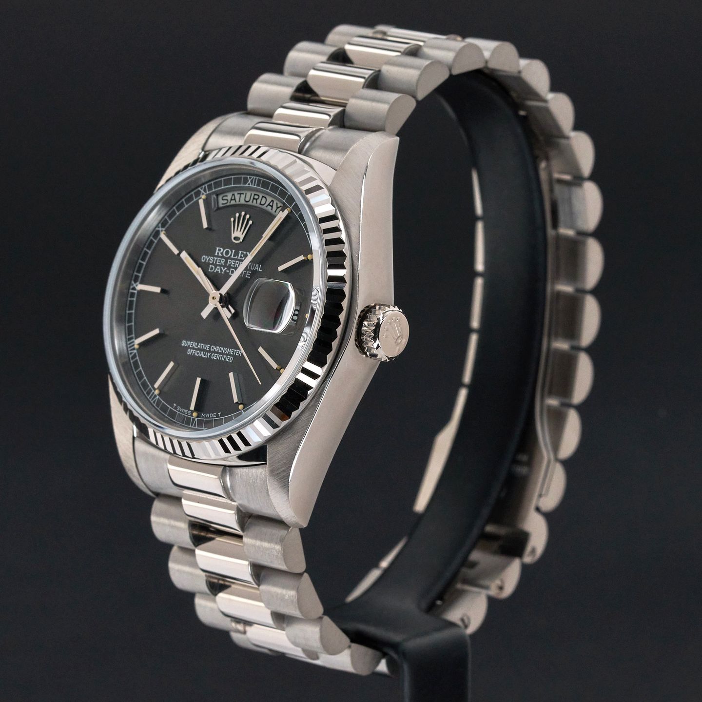 Rolex Day-Date 36 18039 (1979) - 36 mm White Gold case (4/8)