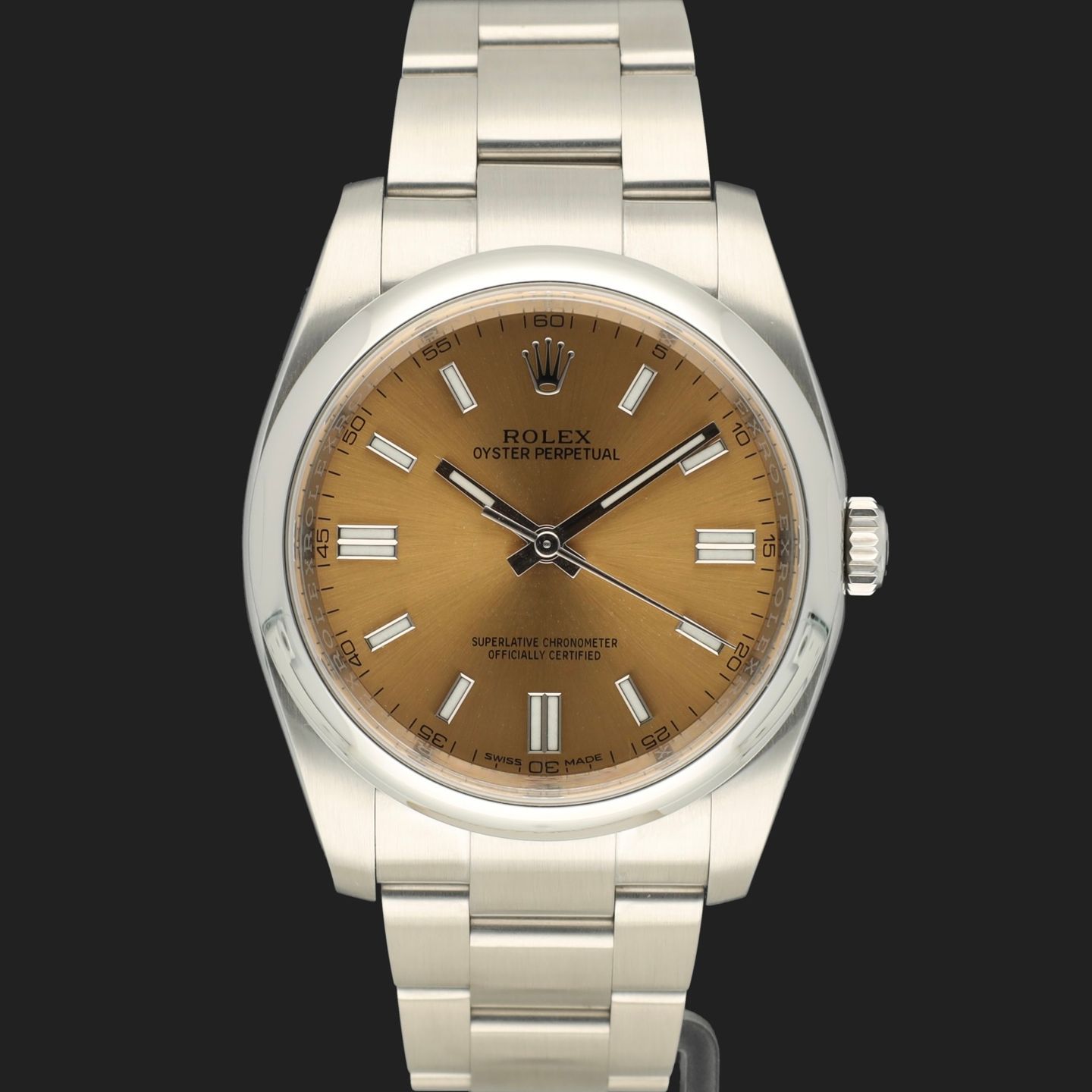 Rolex Oyster Perpetual 36 116000 (2016) - Bronze dial 36 mm Steel case (2/8)