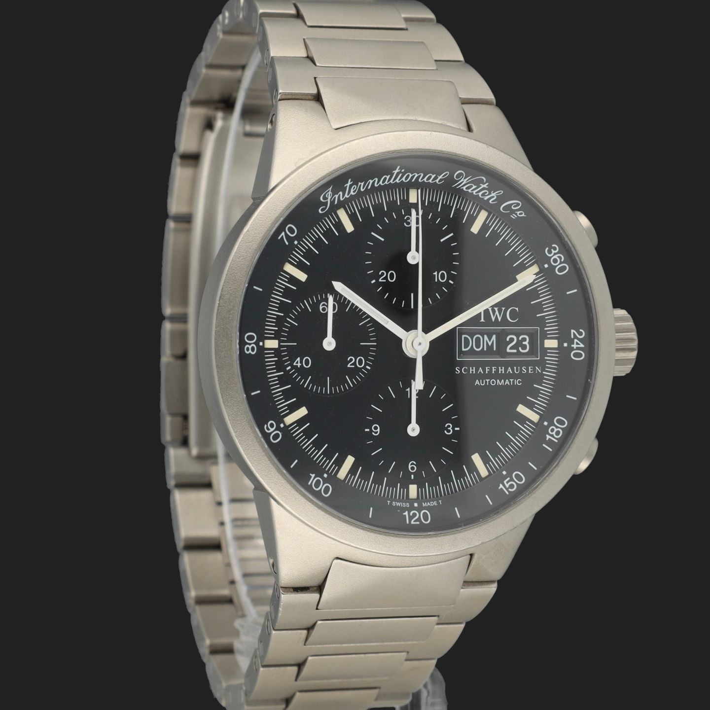 IWC GST IW370703 (2004) - Zwart wijzerplaat 40mm Titanium (4/8)