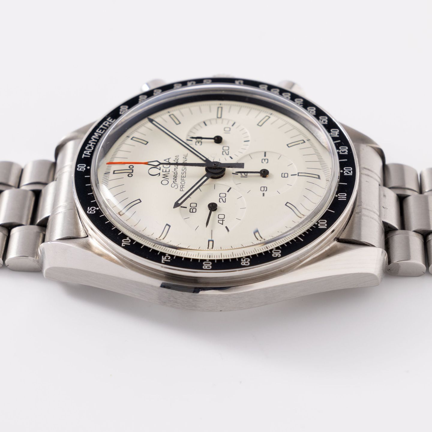 Omega Speedmaster Professional Moonwatch 145.022 (1970) - White dial 42 mm Steel case (7/8)