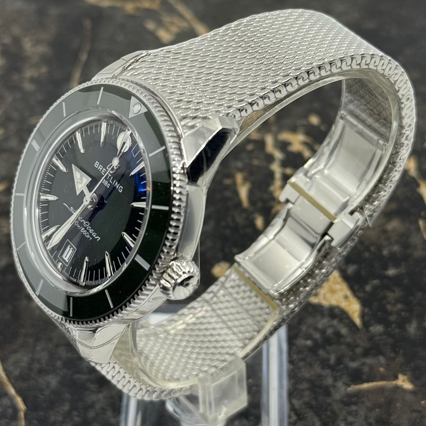 Breitling Superocean Heritage AB3112361L1A1 (2025) - Groen wijzerplaat 44mm Staal (4/8)