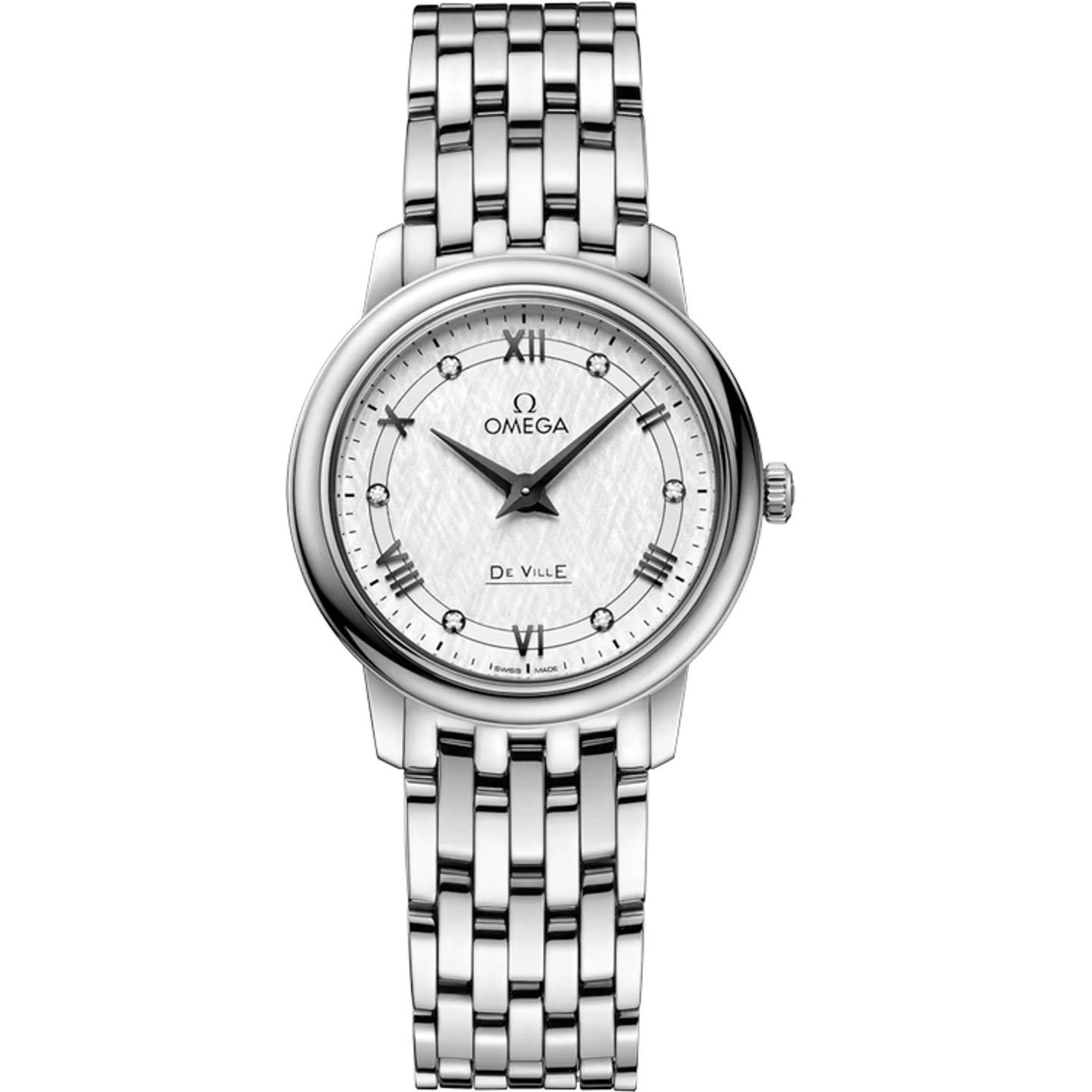 Omega De Ville Prestige 424.10.27.60.52.002 (2025) - Silver dial 27 mm Steel case (1/1)