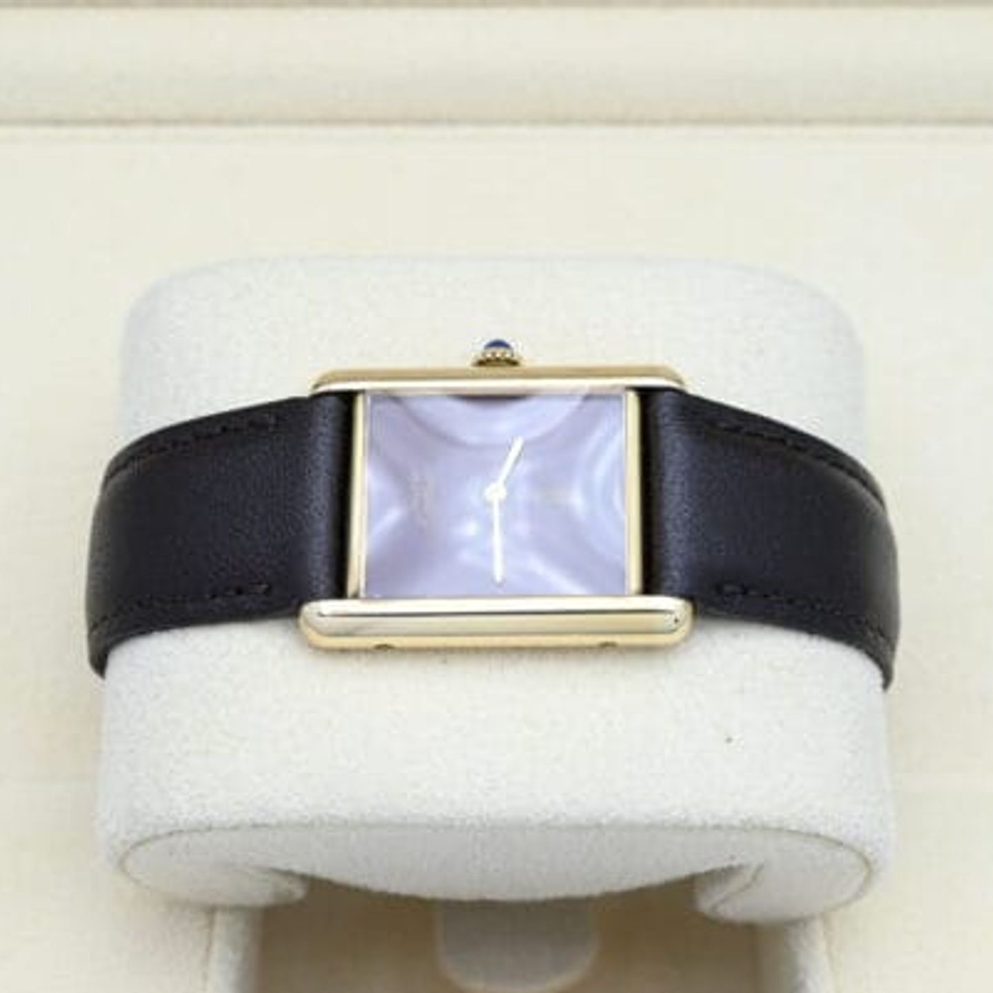 Cartier Tank Vermeil 590005 (Unknown (random serial)) - Red dial 23 mm Silver case (3/8)