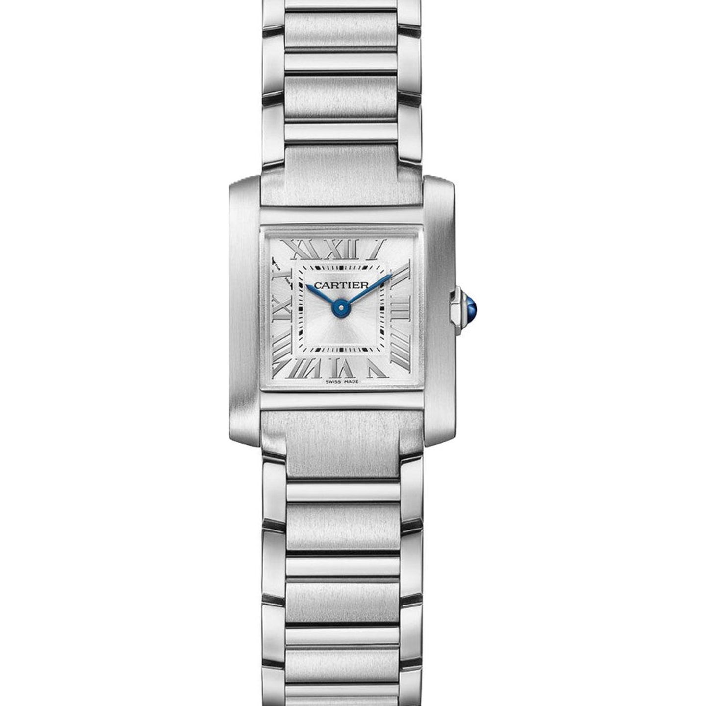 Cartier Tank Française WSTA0065 (2026) - Zilver wijzerplaat 21mm Staal (1/1)