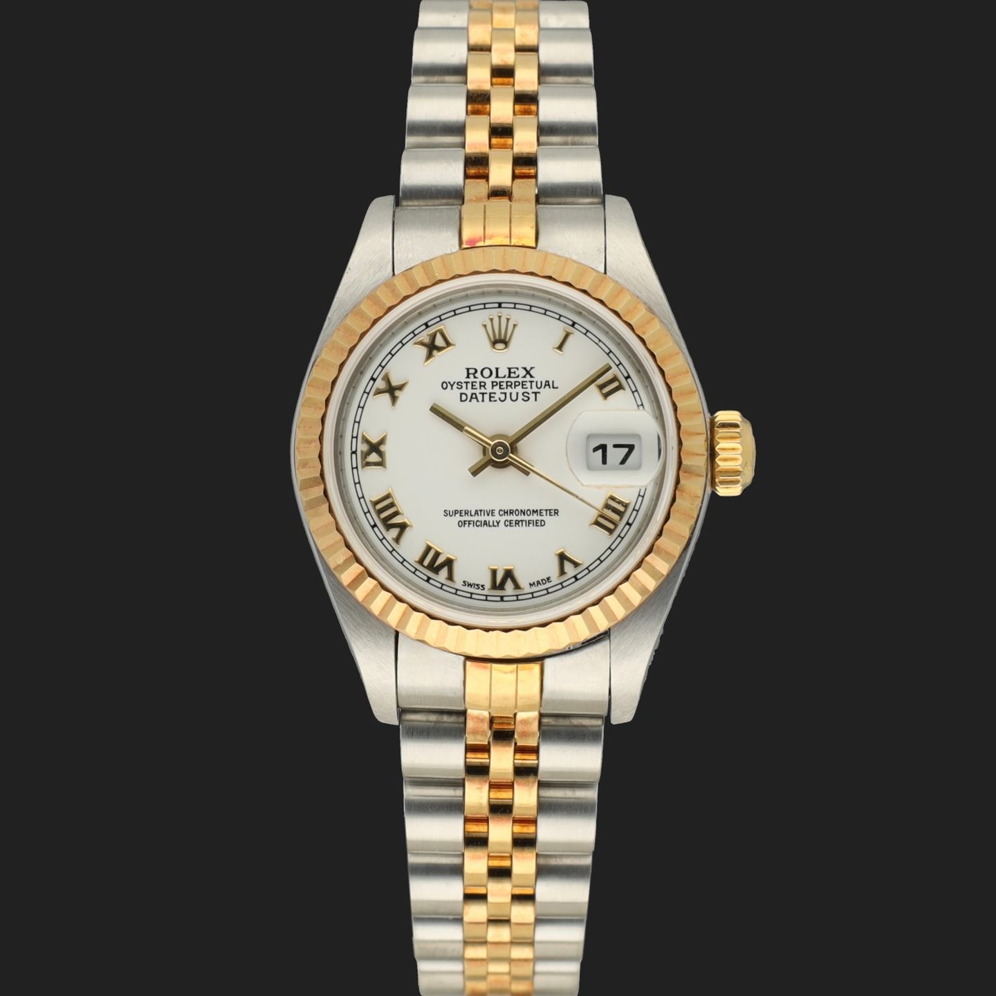 Rolex Lady-Datejust 79173 (2002) - 26 mm Gold/Steel case (3/8)