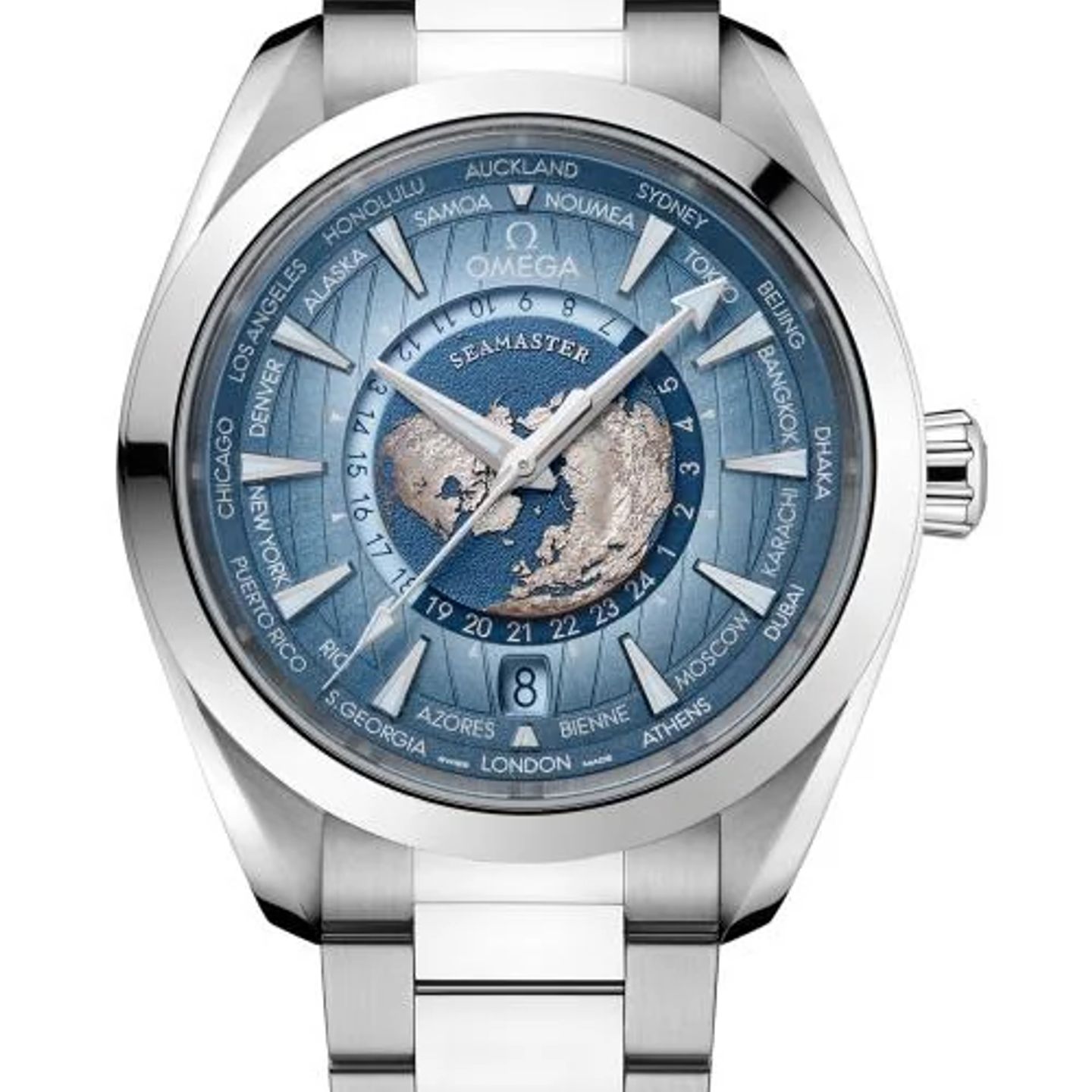 Omega Seamaster Aqua Terra 220.10.43.22.03.002 (2026) - Blauw wijzerplaat 43mm Staal (1/1)