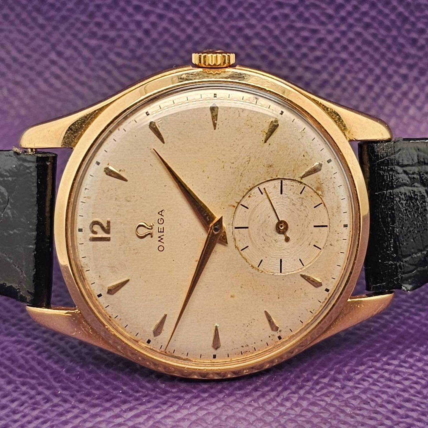 Omega Vintage Unknown (1940) - Wit wijzerplaat 38mm Geelgoud (4/5)