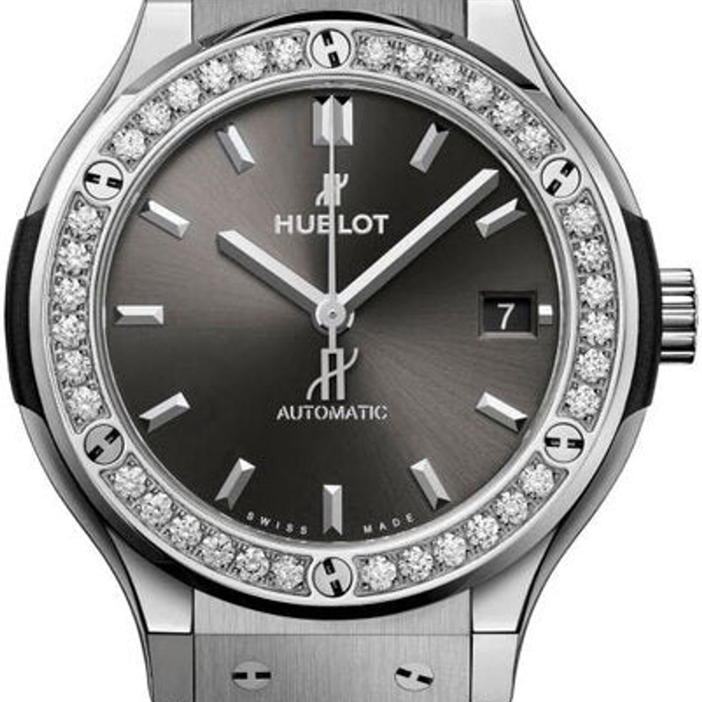 Hublot Classic Fusion Racing Grey 565.NX.7071.LR.1204 (2025) - Grey dial 38 mm Titanium case (1/1)