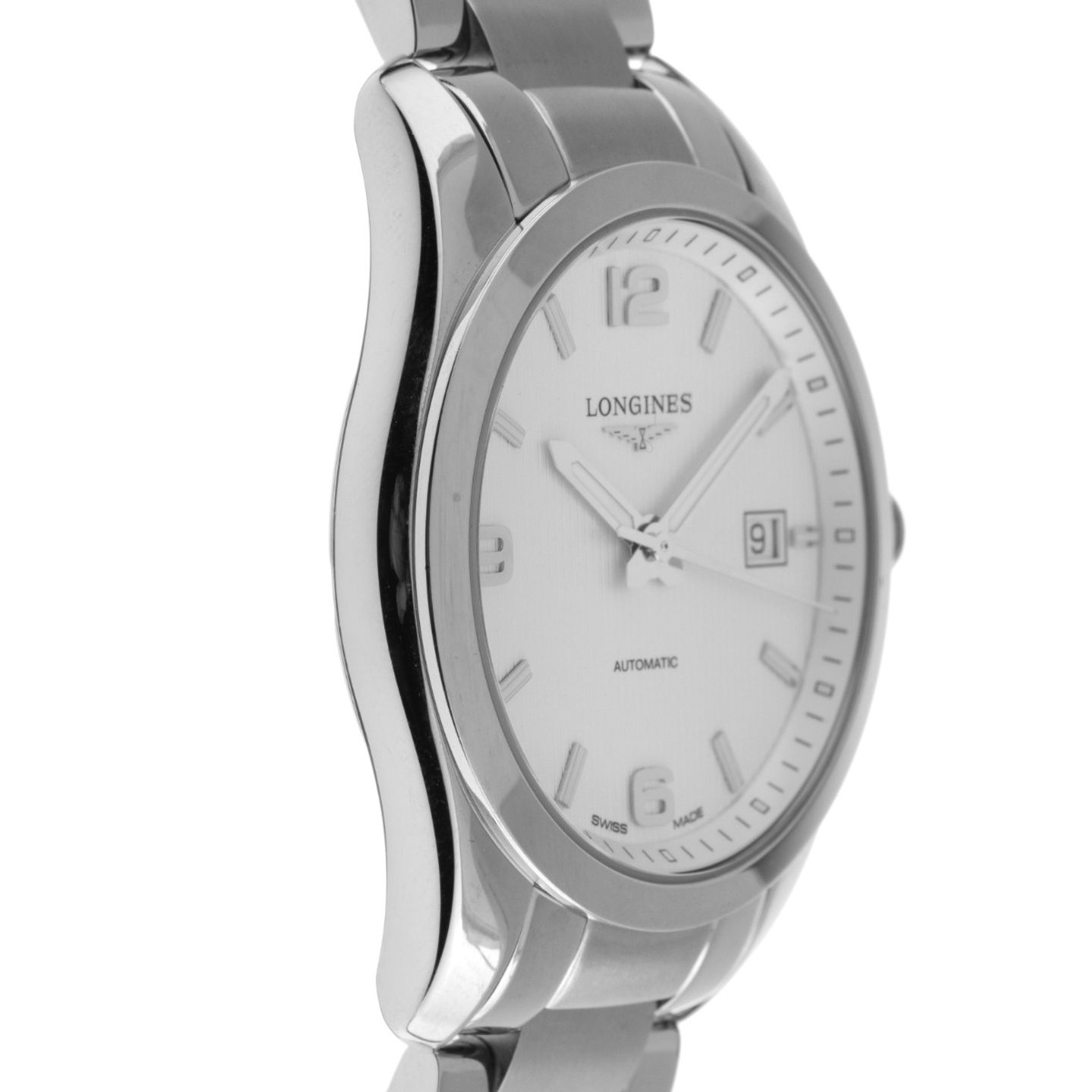 Longines Conquest Classic L2.785.4.76.6 (2025) - Zilver wijzerplaat 40mm Staal (5/7)