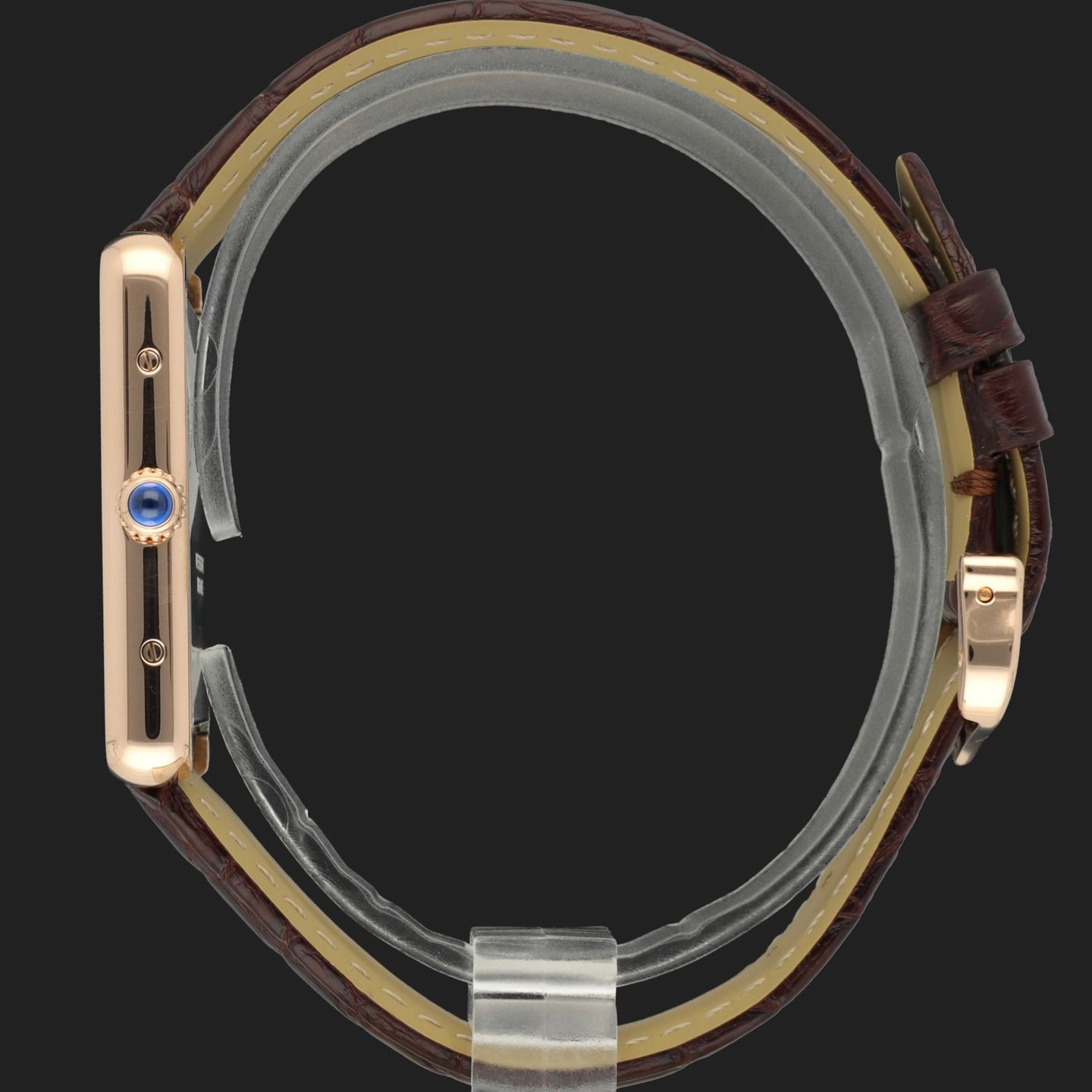 Cartier Tank Solo W5200025 (2018) - Silver dial 35 mm Rose Gold case (7/8)