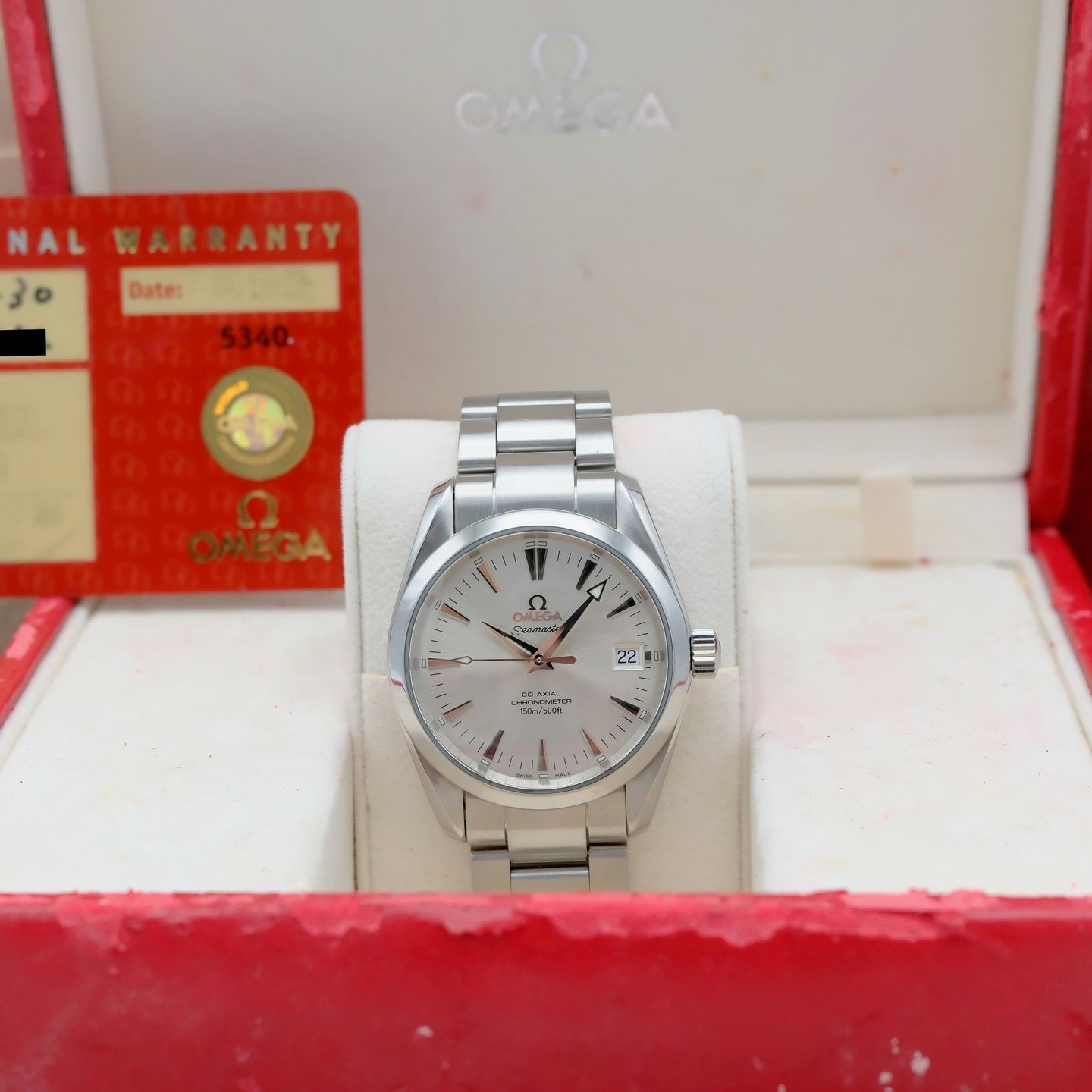 Omega Seamaster Aqua Terra 2504.30 (2007) - Silver dial 36 mm Steel case (3/8)