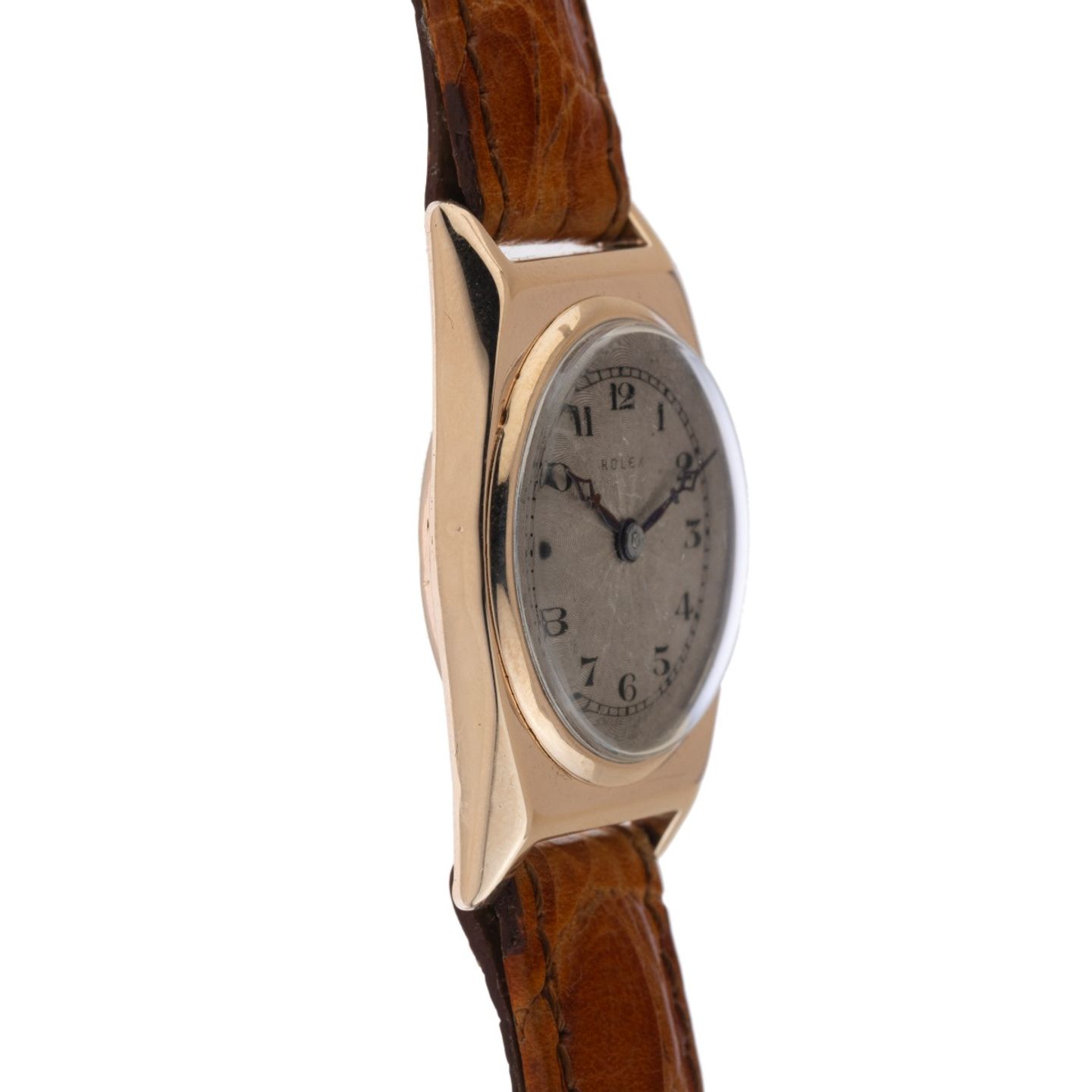 Rolex Vintage 5551 (1925) - Goud wijzerplaat 26mm Roségoud (5/8)