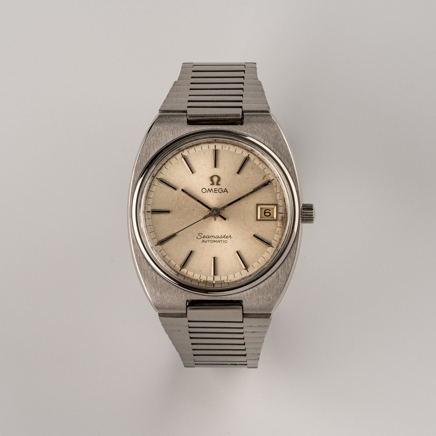 Omega Seamaster 166.0206 (1978) - Silver dial 35 mm Steel case (7/8)