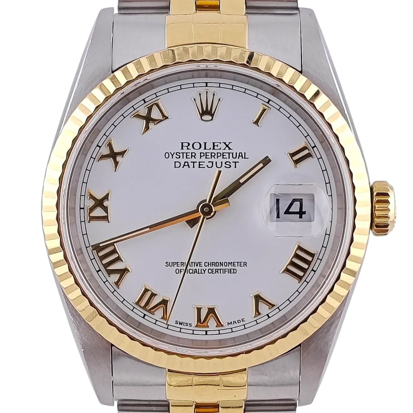 Rolex Datejust 31 68273 (Unknown (random serial)) - 31 mm Gold/Steel case (2/8)