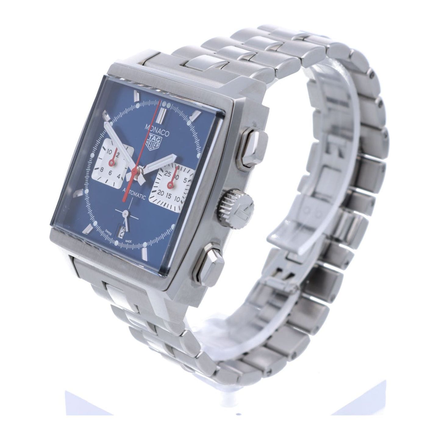 TAG Heuer Monaco CBL2111.BA0644 (2024) - Blue dial 39 mm Steel case (2/7)