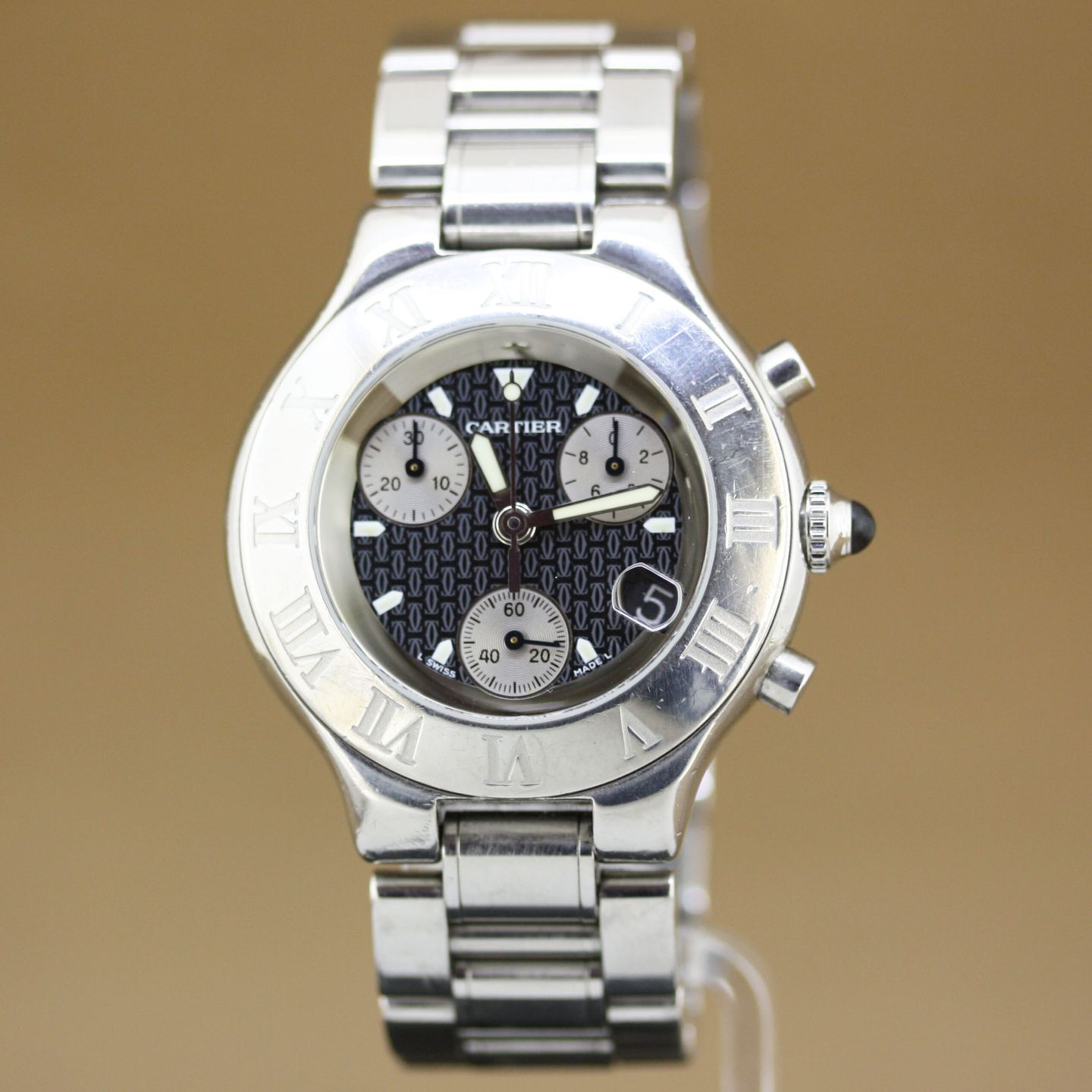 Cartier 21 Chronoscaph 2424 - (2/8)