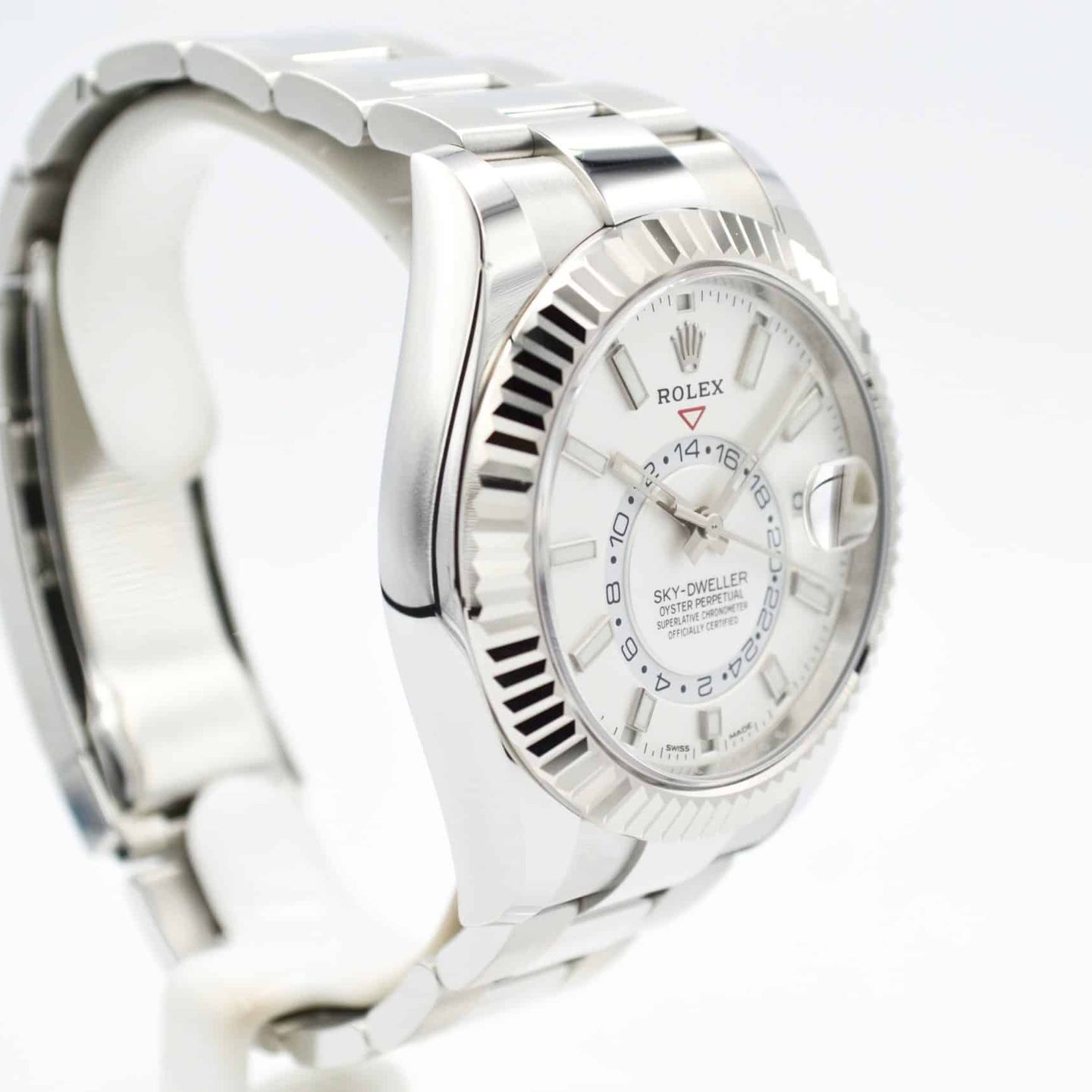 Rolex Sky-Dweller 326934 (2021) - Wit wijzerplaat 42mm Staal (6/7)