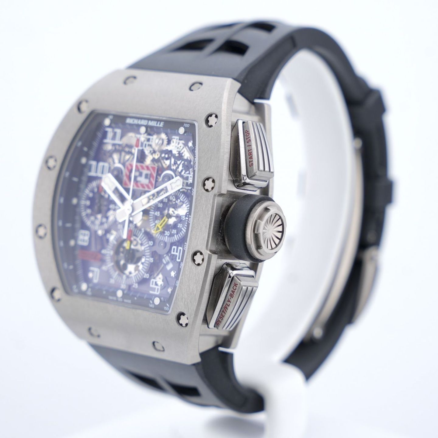 Richard Mille RM 011 RM011 TI (Unknown (random serial)) - Transparent dial 40 mm Titanium case (2/8)