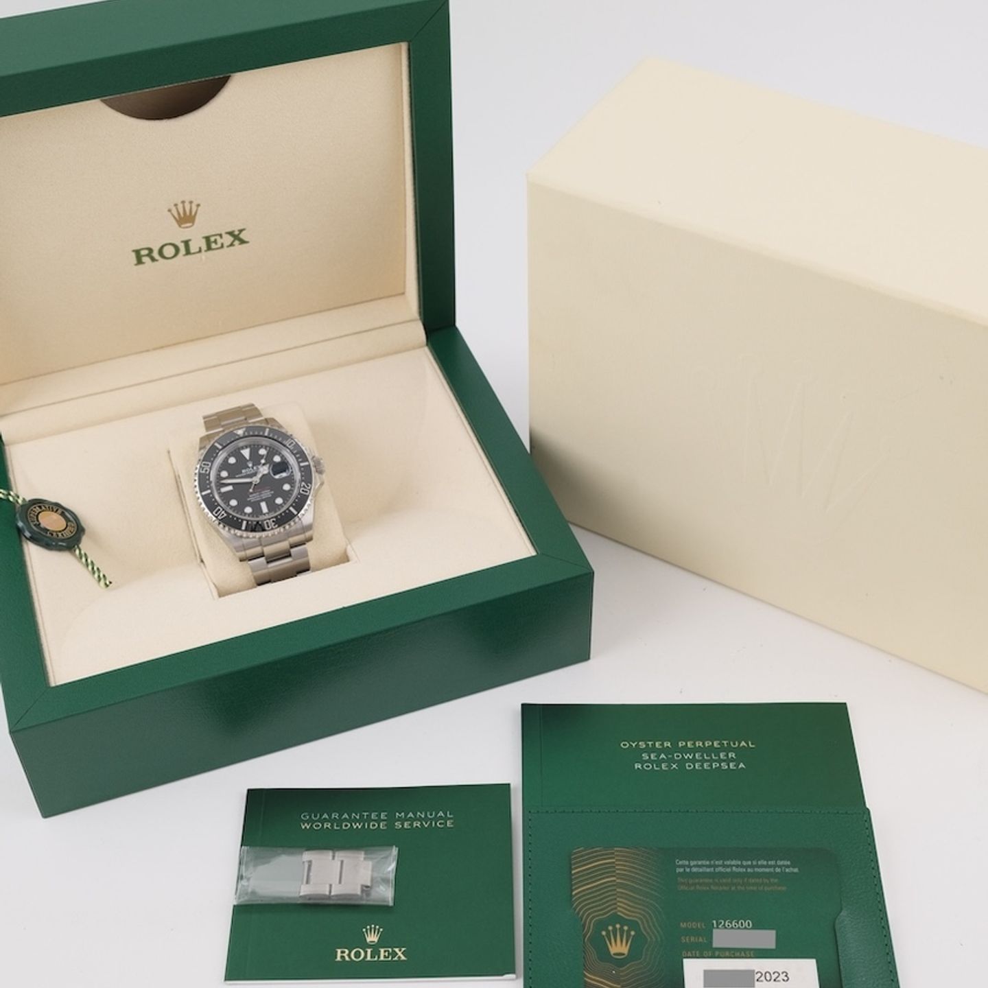 Rolex Sea-Dweller 126600 (2023) - Black dial 43 mm Steel case (8/8)