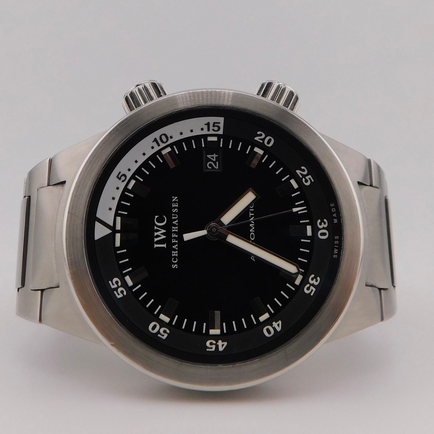 IWC Aquatimer Automatic IW354805 (2007) - Black dial 42 mm Steel case (3/6)