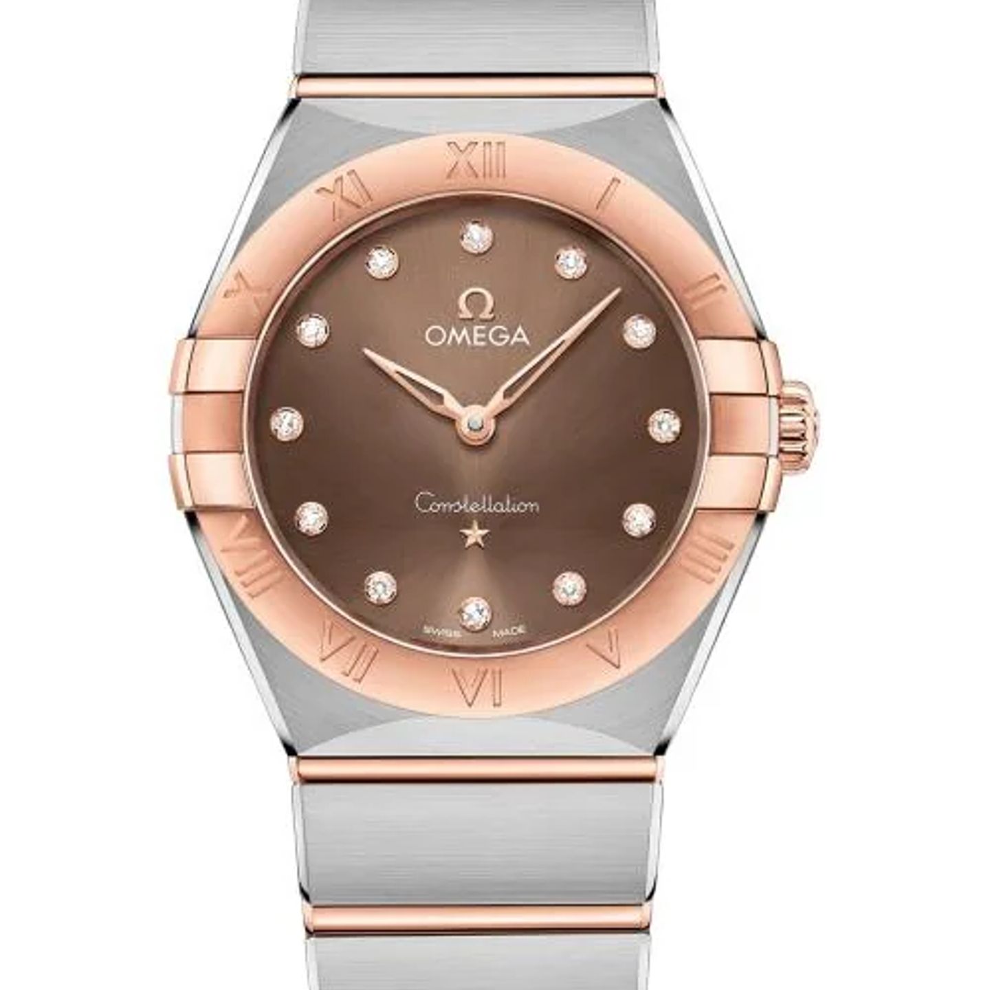 Omega Constellation Quartz 131.20.28.60.63.001 (2026) - Brown dial 28 mm Steel case (1/1)