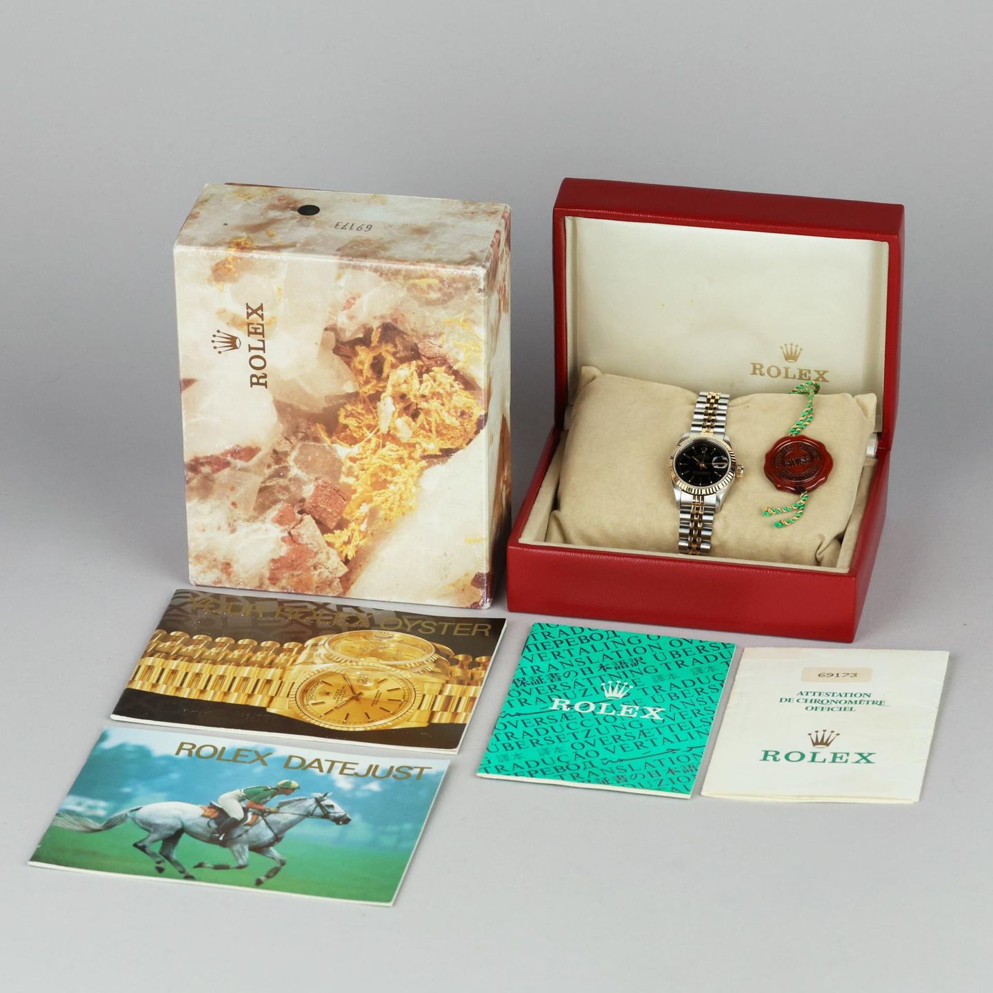 Rolex Lady-Datejust 69173 (1992) - 26 mm Gold/Steel case (8/8)