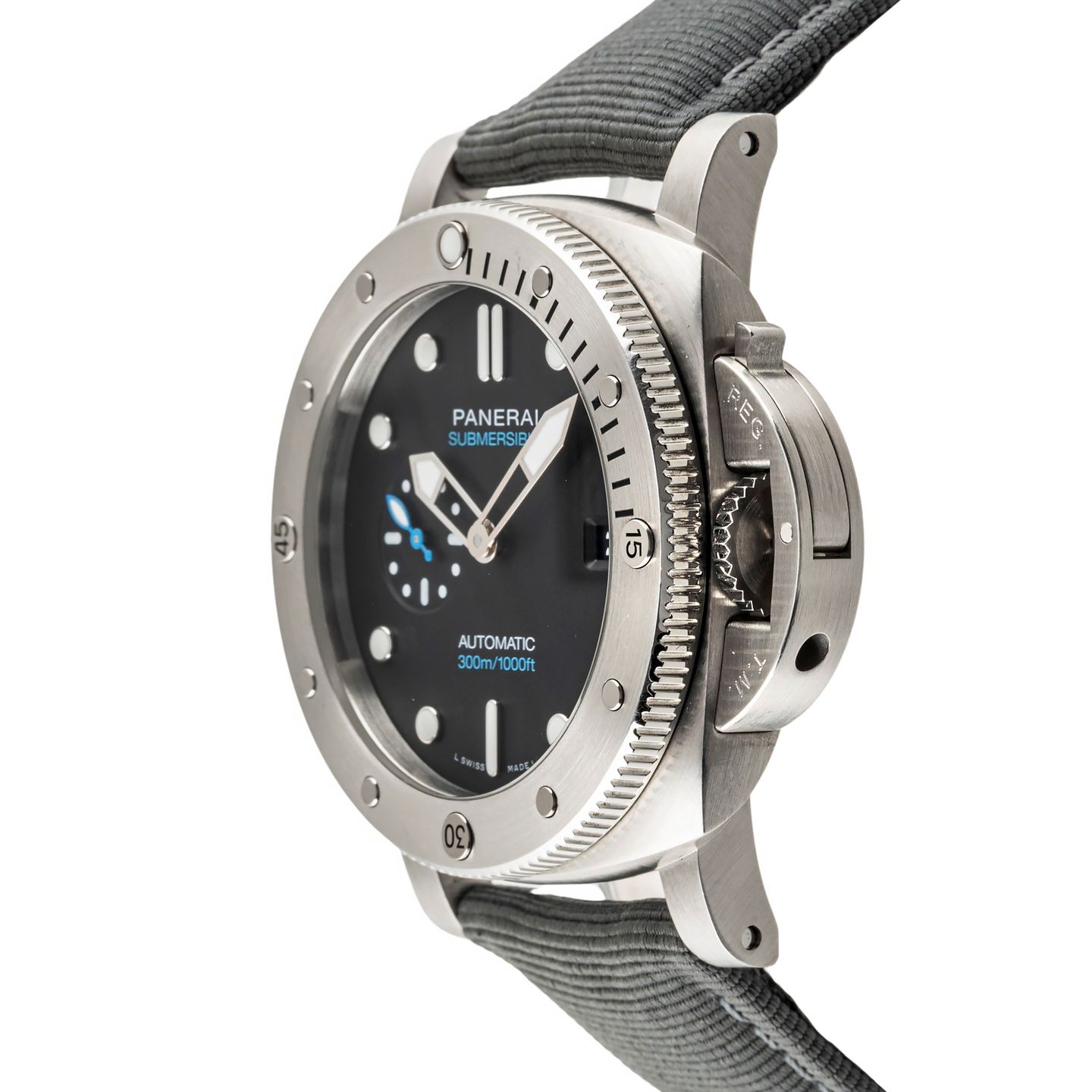 Panerai Luminor Submersible PAM01229 (Onbekend (willekeurig serienummer)) - Zwart wijzerplaat 44mm Staal (7/8)