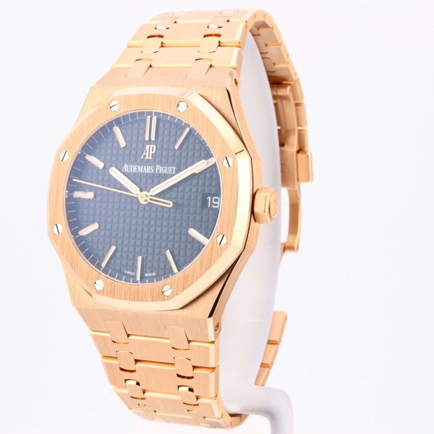 Audemars Piguet Royal Oak Selfwinding 15500OR.OO.1220OR.01 (2021) - Zwart wijzerplaat 41mm Roségoud (2/8)