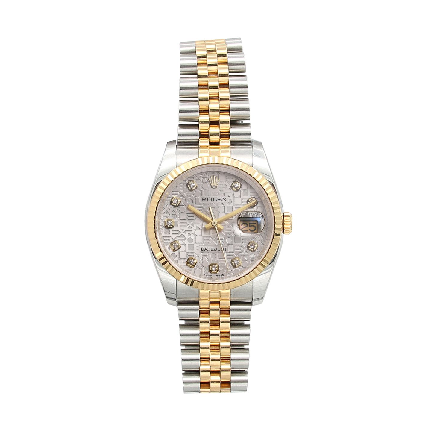 Rolex Datejust 36 116233 (Unknown (random serial)) - 36 mm Gold/Steel case (1/4)