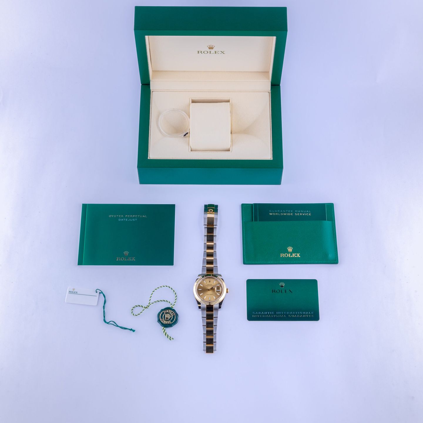 Rolex Datejust 41 126333 (2022) - Champagne wijzerplaat 41mm Goud/Staal (8/8)