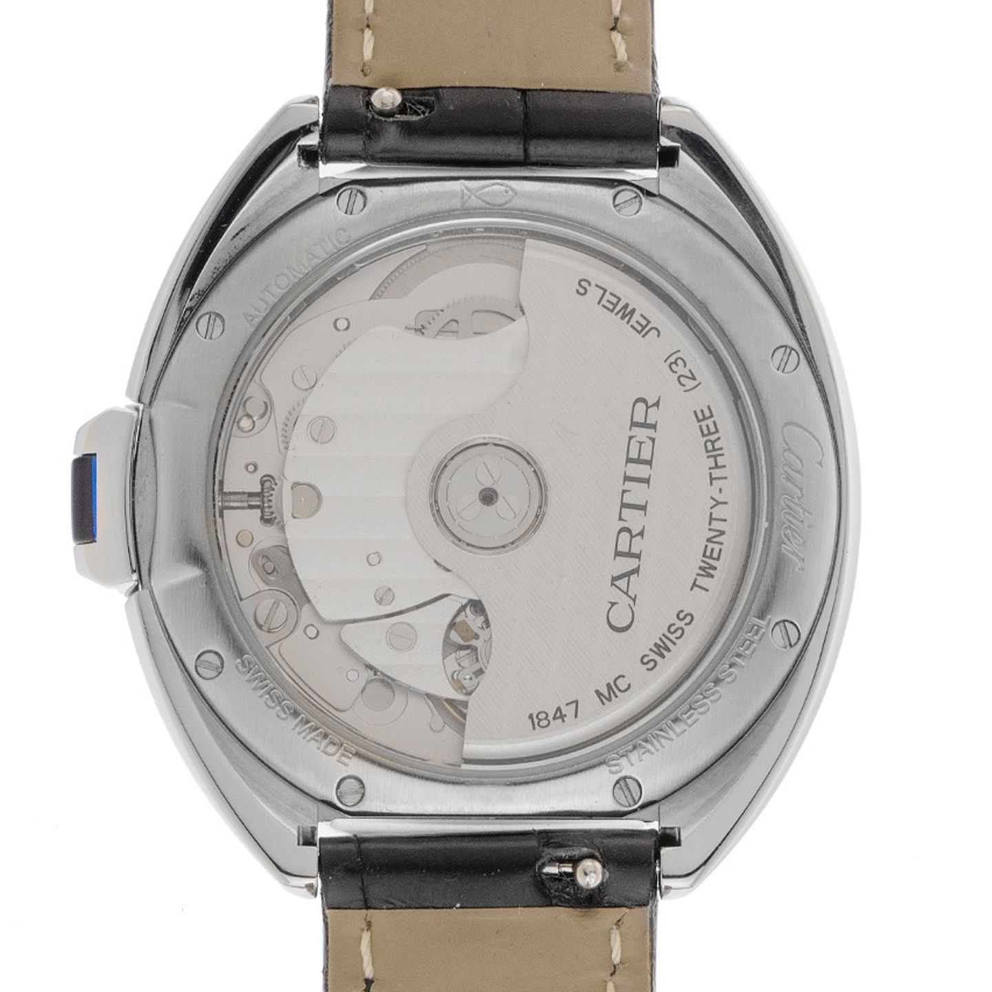 Cartier Clé de Cartier 3856 (2018) - Zilver wijzerplaat 35mm Staal (6/7)