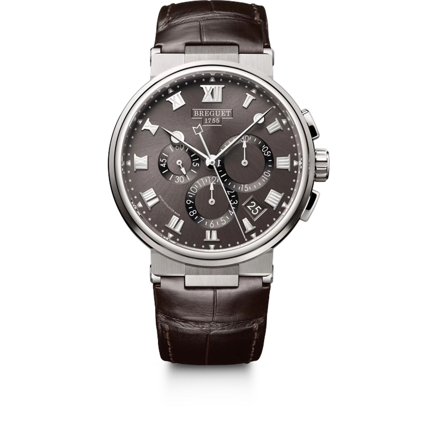 Breguet Marine 5527TI/G2/9WV (2026) - Grijs wijzerplaat 42mm Titanium (1/1)