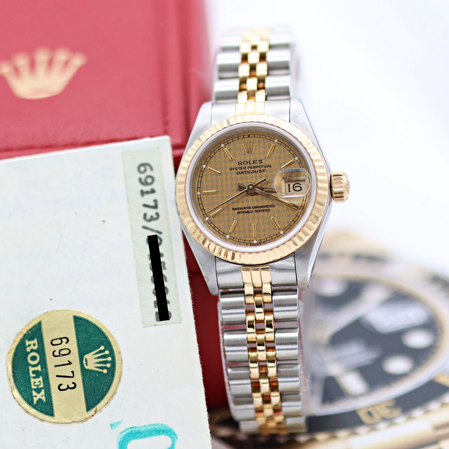 Rolex Lady-Datejust 69173 (Onbekend (willekeurig serienummer)) - 26mm Goud/Staal (7/8)