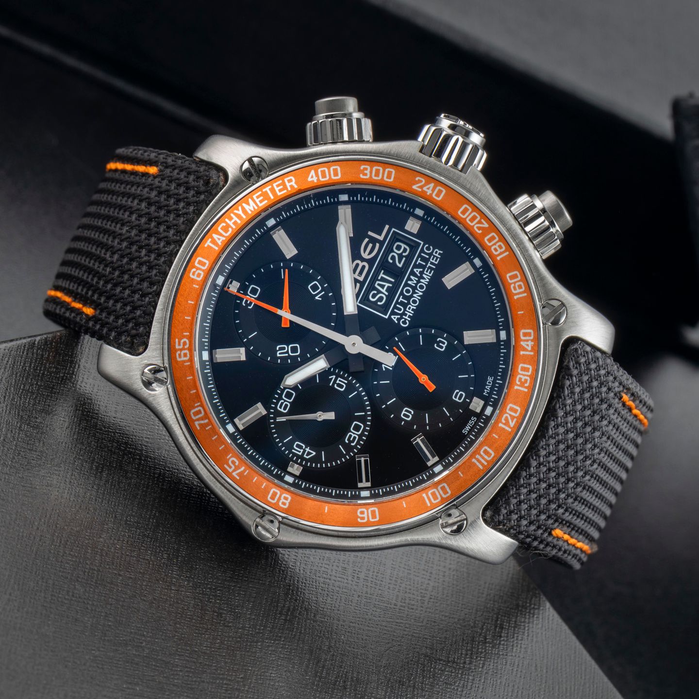 Ebel 1911 Discovery 9750L62 (Onbekend (willekeurig serienummer)) - Zilver wijzerplaat 44mm Staal (2/8)