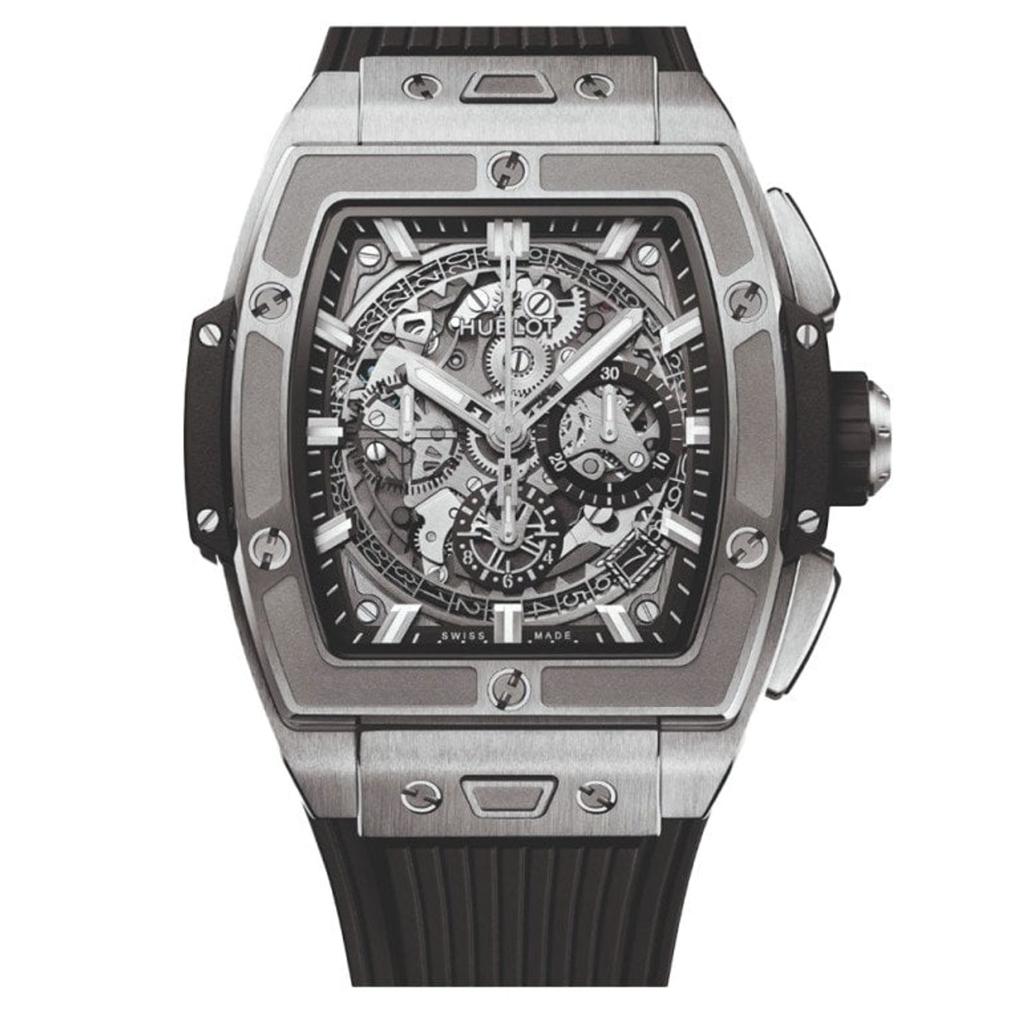 Hublot Spirit of Big Bang 642.NX.0170.RX (2025) - Transparant wijzerplaat 42mm Titanium (1/1)