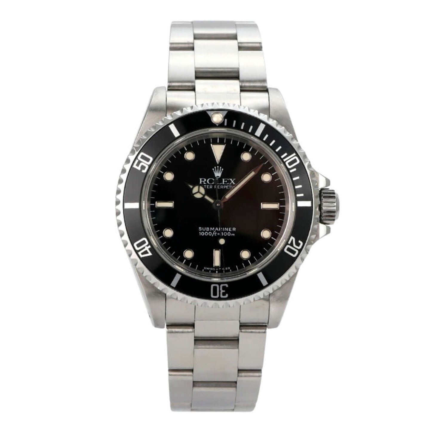 Rolex Submariner No Date 14060 (1996) - Black dial 40 mm Steel case (2/8)