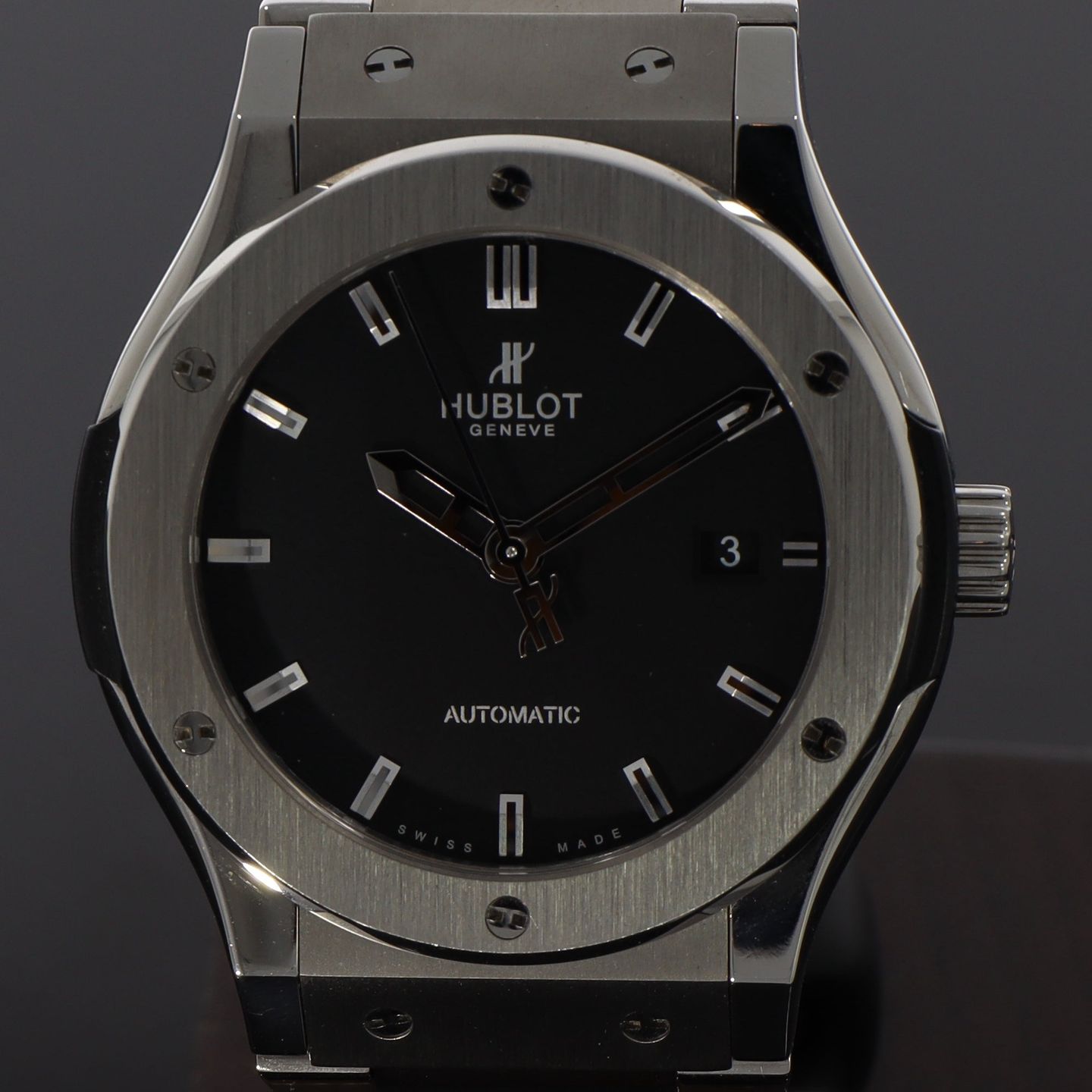 Hublot Classic Fusion 542.NX.1170.NX (2016) - Black dial 42 mm Titanium case (1/8)