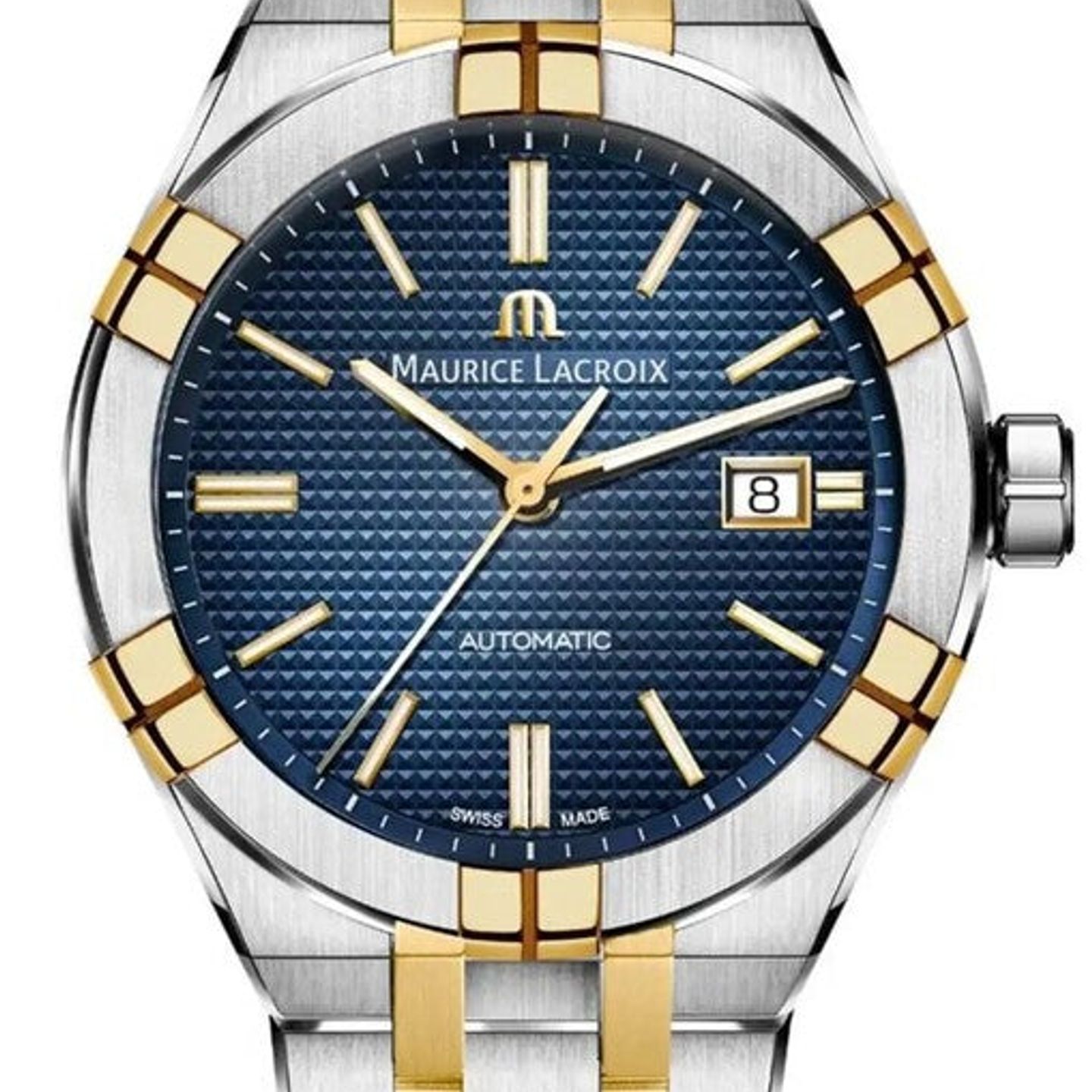 Maurice Lacroix Aikon AI6008-SY013-432-1 (2025) - Blauw wijzerplaat 42mm Staal (1/1)