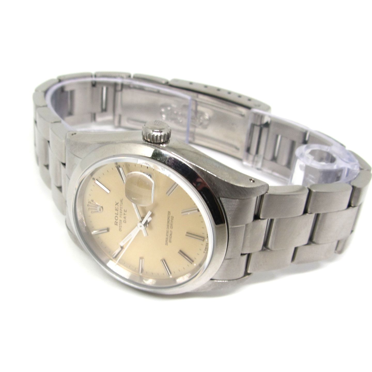 Rolex Oyster Perpetual Date 15200 (1990) - 34 mm Steel case (6/6)