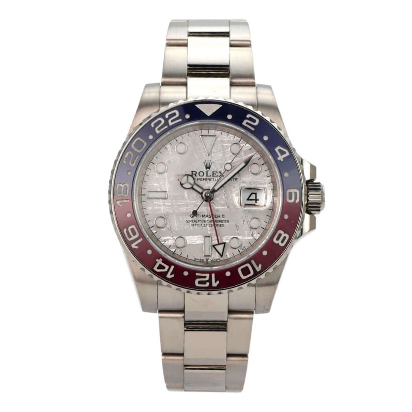 Rolex GMT-Master II 126719BLRO (2020) - Silver dial 40 mm White Gold case (2/8)