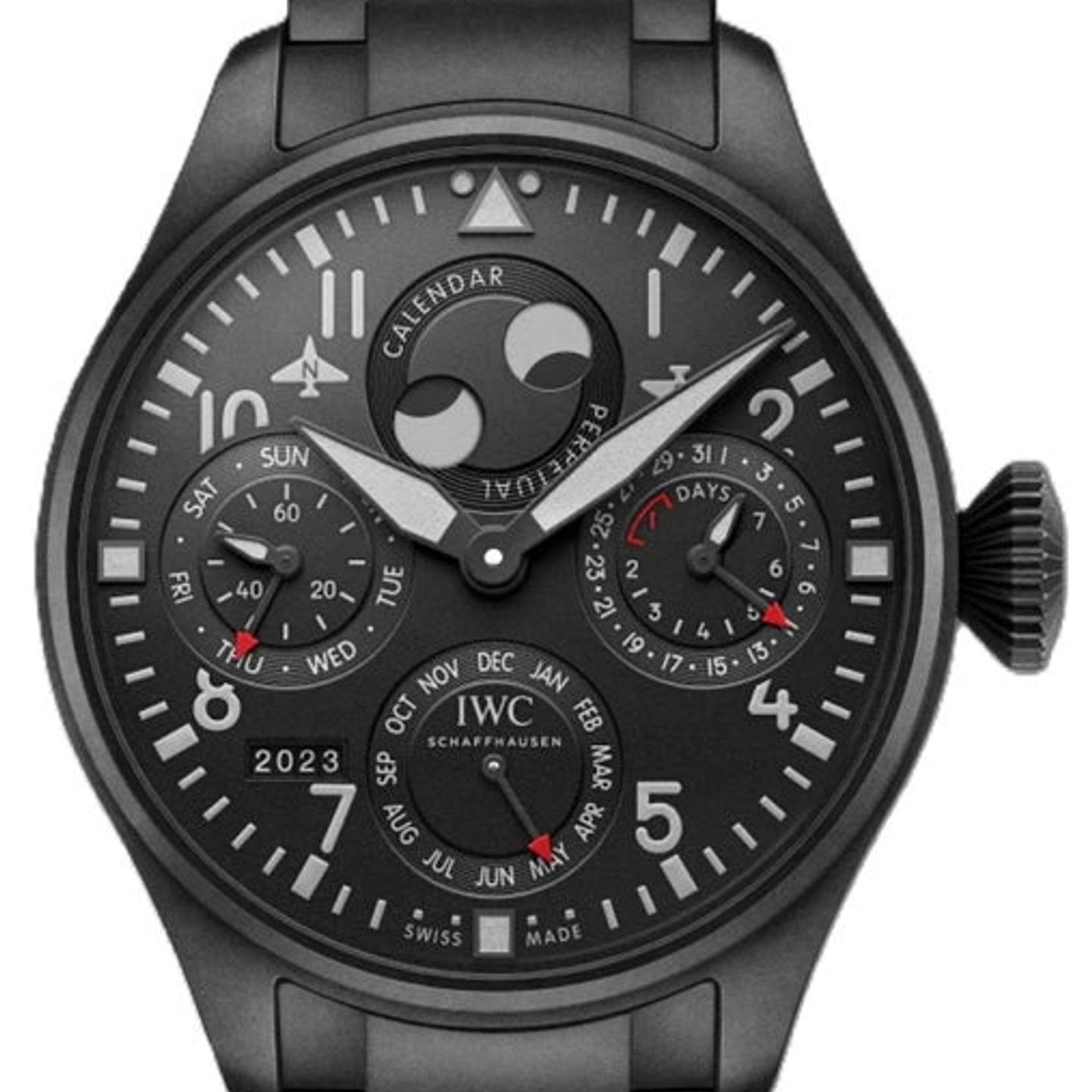 IWC Big Pilot Top Gun IW503604 (2026) - Black dial 46 mm Titanium case (1/1)