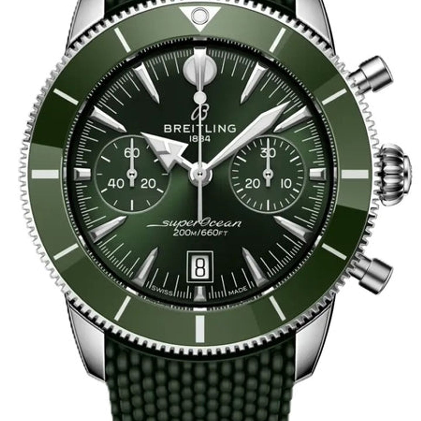 Breitling Superocean Heritage AB3110361L1S1 (2025) - Green dial 40 mm Steel case (1/1)