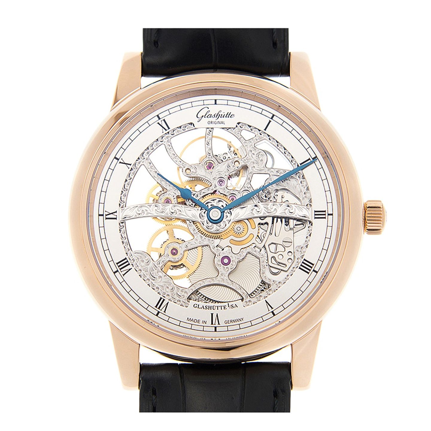 Glashütte Original Senator 1-49-18-01-05-30 (2025) - Transparent dial 42 mm Red Gold case (1/1)