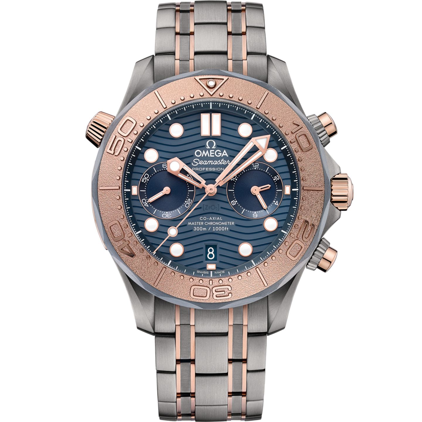 Omega Seamaster Diver 300 M 210.60.44.51.03.001 (2025) - Blauw wijzerplaat 44mm Titanium (1/1)