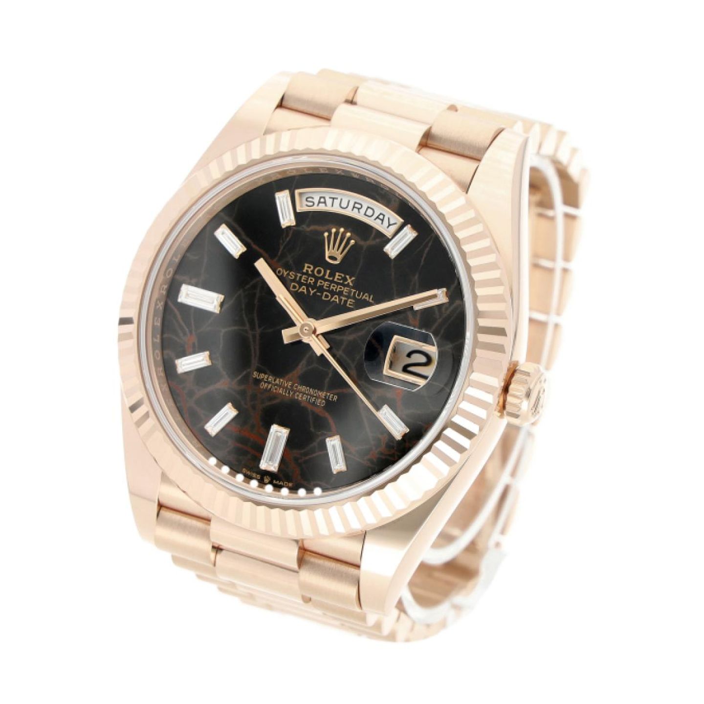 Rolex Day-Date 40 228235 (2025) - Brown dial 40 mm Rose Gold case (2/5)