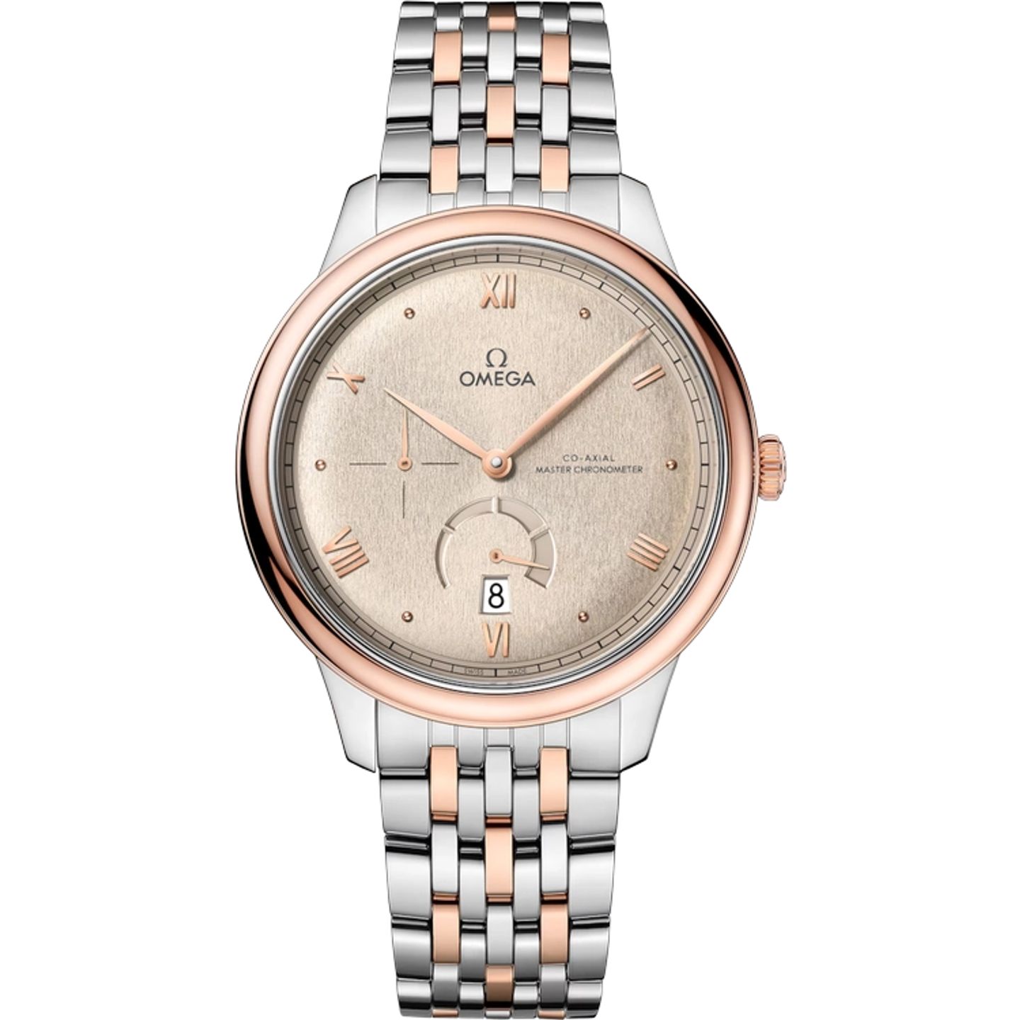 Omega De Ville 434.20.41.21.09.001 (2025) - Beige wijzerplaat 41mm Goud/Staal (1/1)