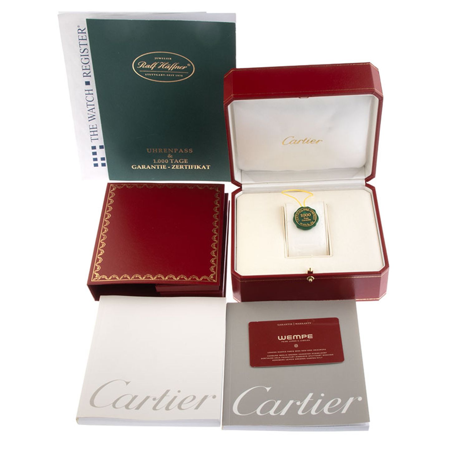 Cartier Tank Française 2465 (2004) - Wit wijzerplaat 25mm Staal (2/8)