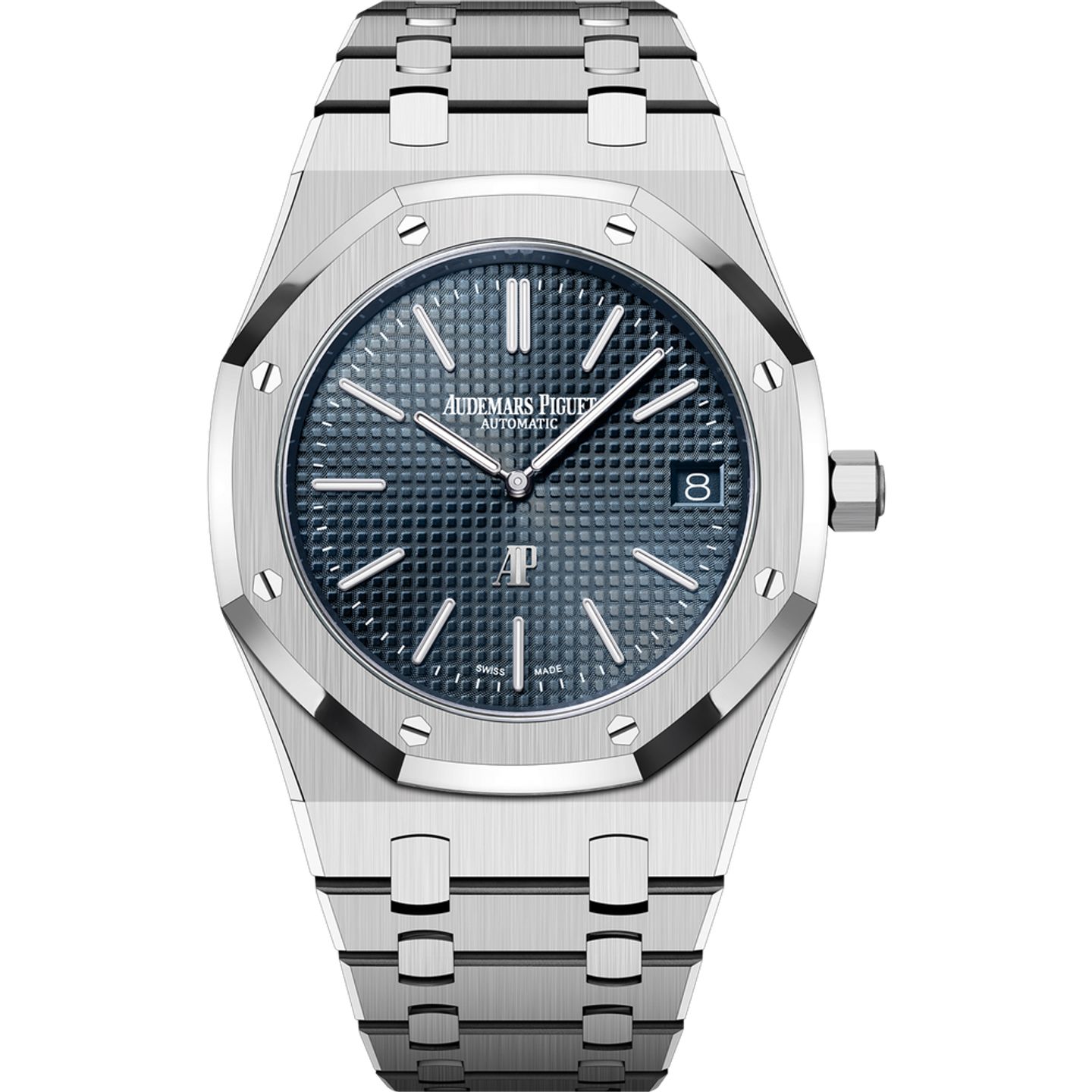 Audemars Piguet Royal Oak Jumbo 16202ST.OO.1240ST.02 (2025) - Blauw wijzerplaat 39mm Staal (1/1)